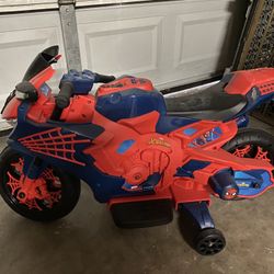 Electric Car Spider Man Motorcycle Power Wheels Walmart Spiderman