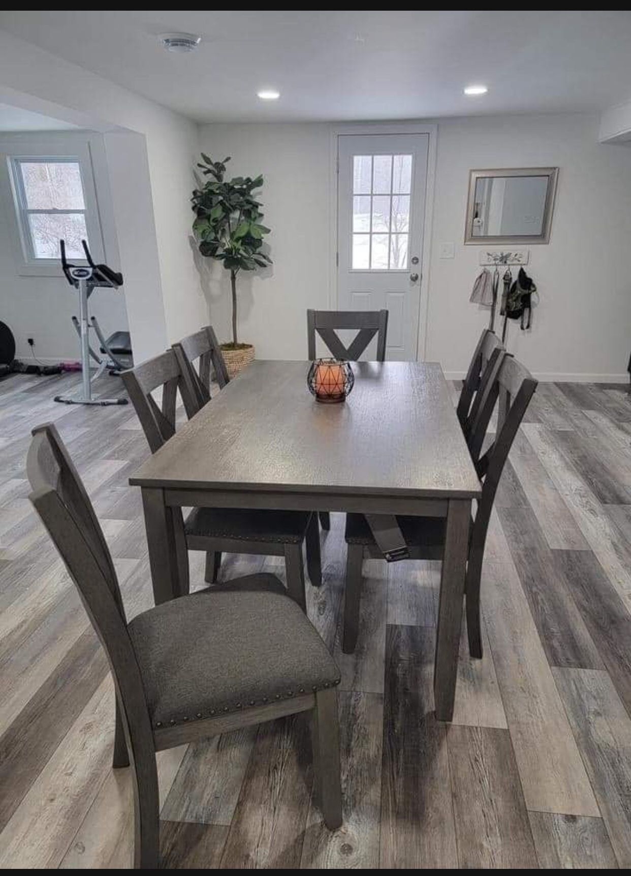 💫 Gray Kitchen Table And Chair Set💫 Brand New 💯 Fast Delivery 🚚 $39 Down Payment💰 Dining Room Set 💥