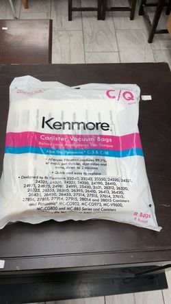 Kenmore C/Q Canister Vacuum Bags 8-Pack