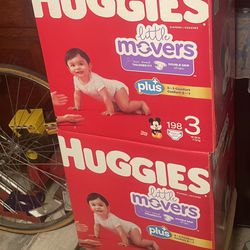 HUGHIES little movers 2-Size3, 1-Size4, 1-Size5 ($35 Ea.)