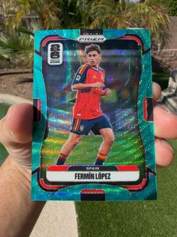 Fermin Lopez Panini Prizm Teal Wave /99