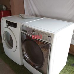 Beautiful Samsung Washer And Kenmore Gas Dryer.