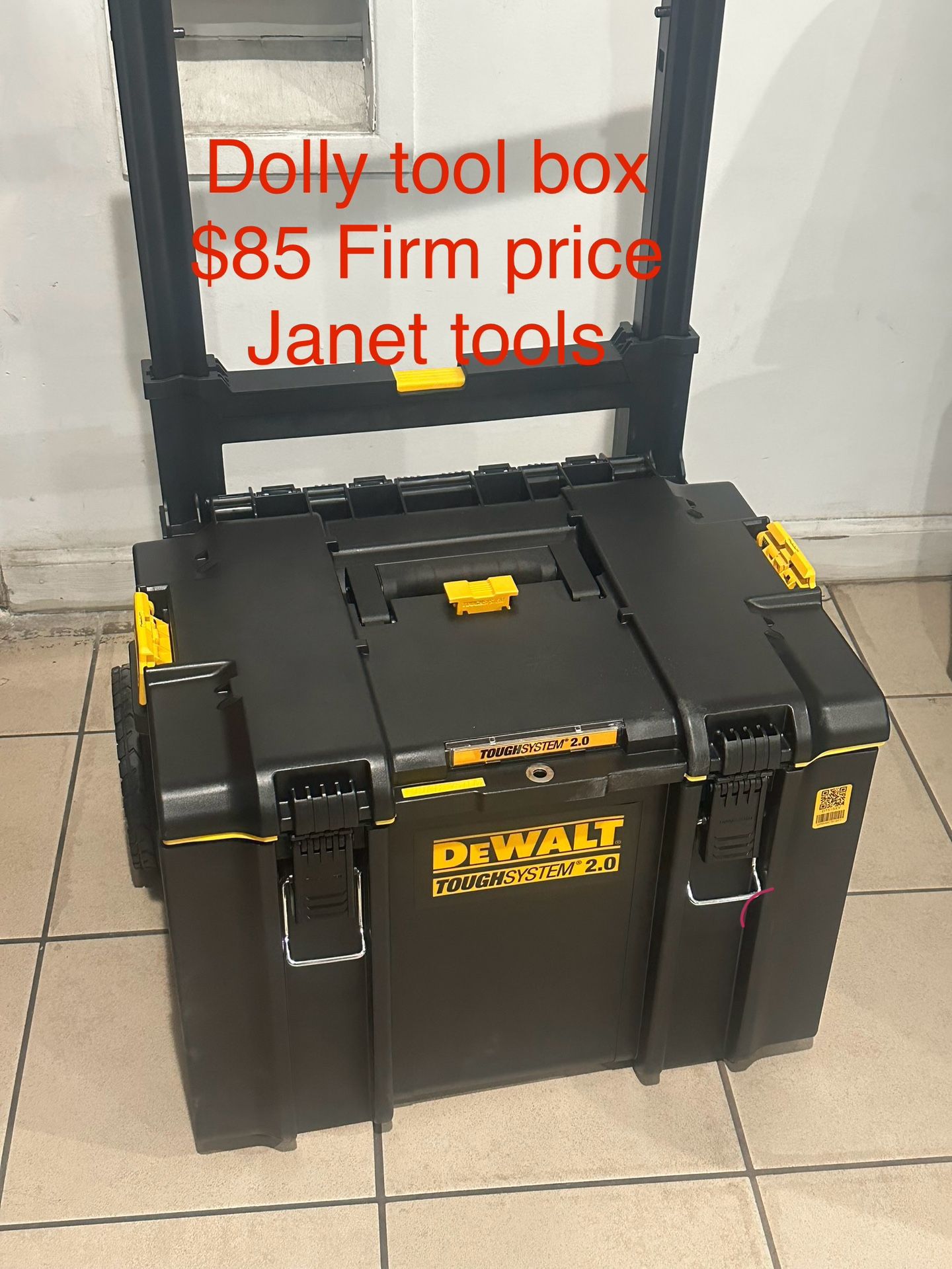 Dewalt Dolly Tool Box $85 Firm Price. Pick Up In The City Of Van Nuys