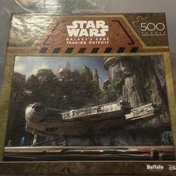 Star Wars Galaxy’s Edge Trading Outpost 500 Piece Jigsaw Puzzle