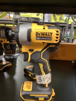 Dewalt 20v Atomic Brushless Impact Driver (Tool-Only) $120