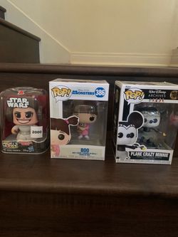 Funko Pop & Mighty Muggs Disney Figure Lot of 4