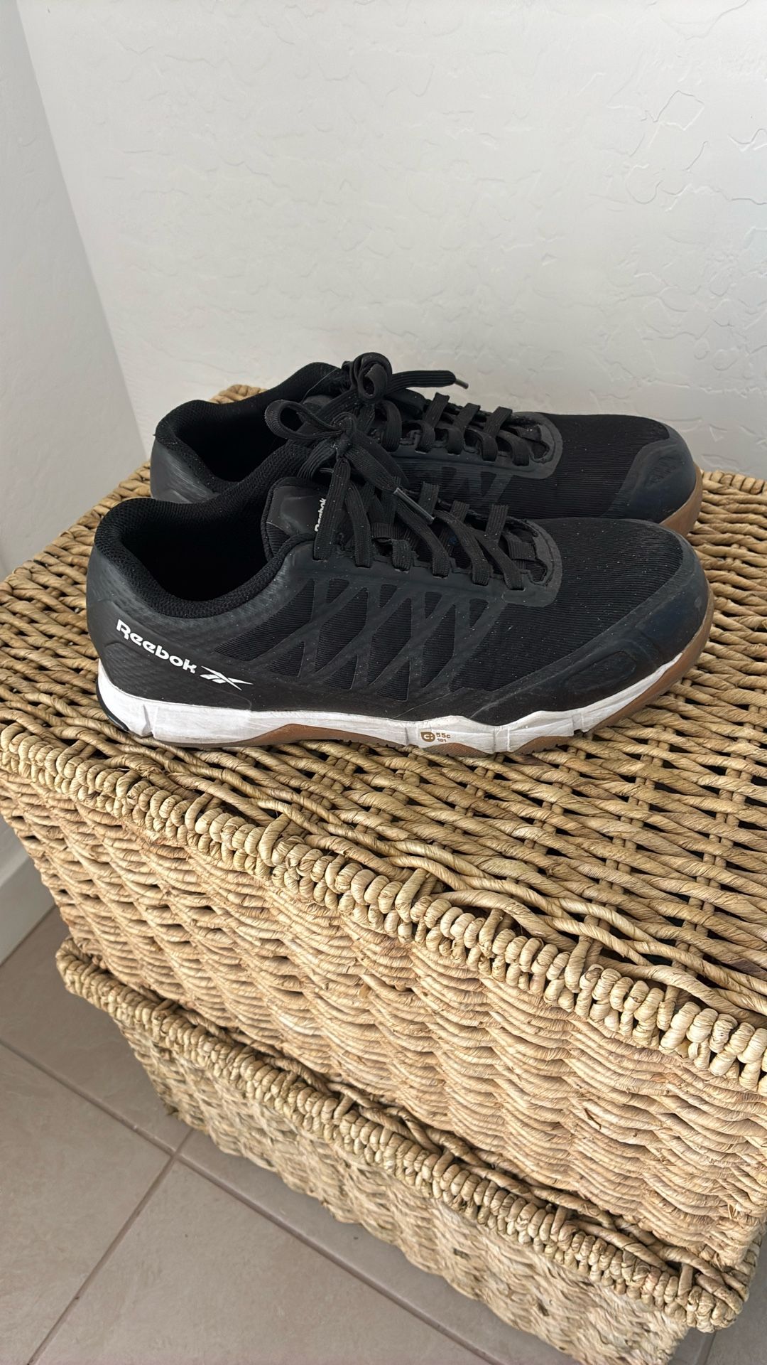 Black Reebok Speed TR Work Composite Toe Shoes