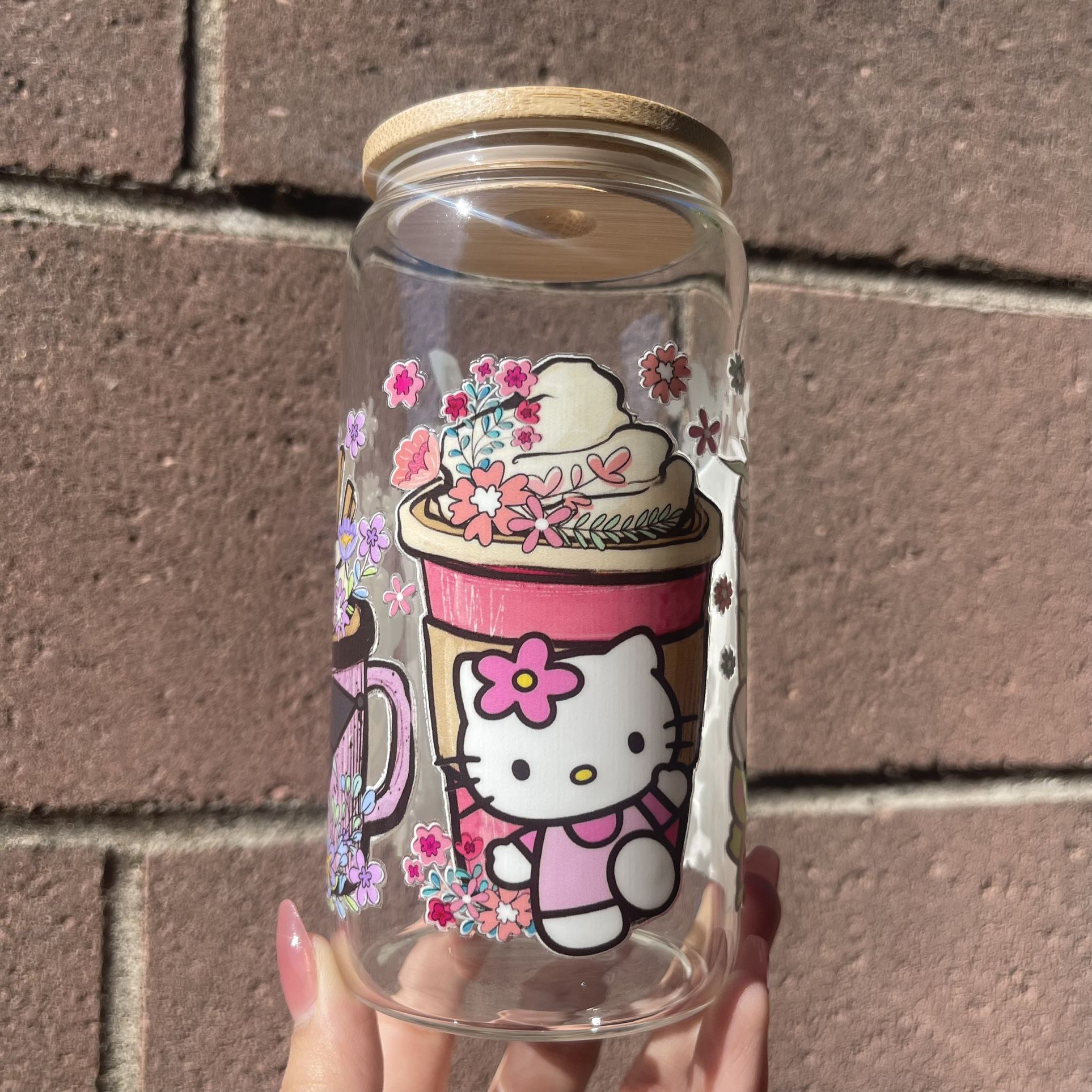 Sanrio Characters Glass Cup