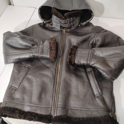 Shearling Leather Jacket 