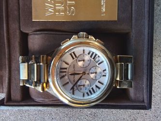 Michael Kors Gold-Tone Chronograph Watch