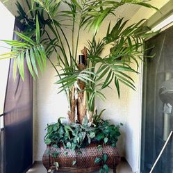 Decorative Floral Faux Plant Arrangement