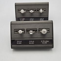 Amazing Selection Of Brand New Lab Grown Diamond Engagement Rings With Certification