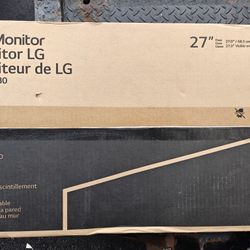 27-in LG Monitor (New)