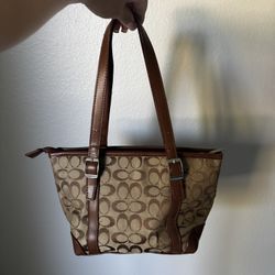 Mini Coach Tote 