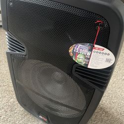 15” portable party speaker (TMS-1560)