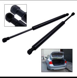 New lift support. Black color long. These help hold your car trunk open with gas, for bmw serie 3 E90 del 2005-2011