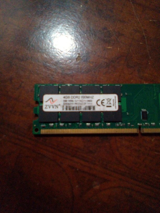 Zvvn 4GB DDR2 8OOMHZ