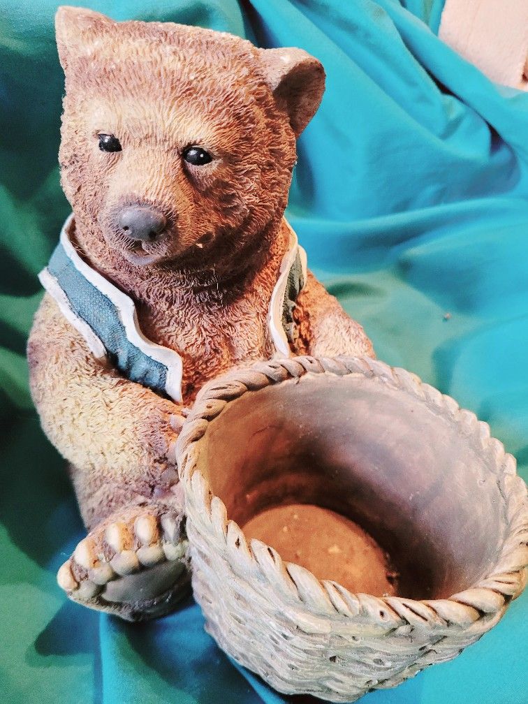 Ceramic Bear Planter