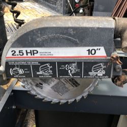 Sierra Craftsman 10” Trabaja Bien Radiar