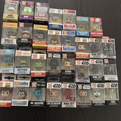 Box Up Funko Pop Key Chains All New 