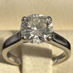 1.5 Karat SI1 F Color EGL Certification