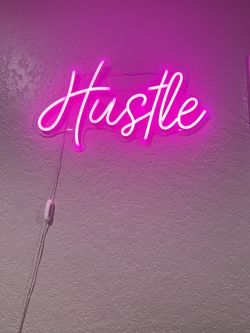 Pink Hustle Led Neon Light