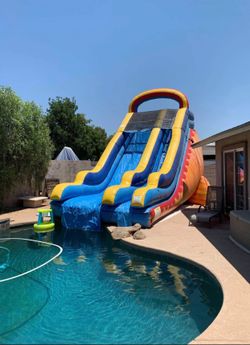 24ft Turbo water slide for Pool
