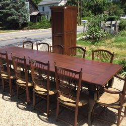 French Provincial Style Dining Table and Chairs