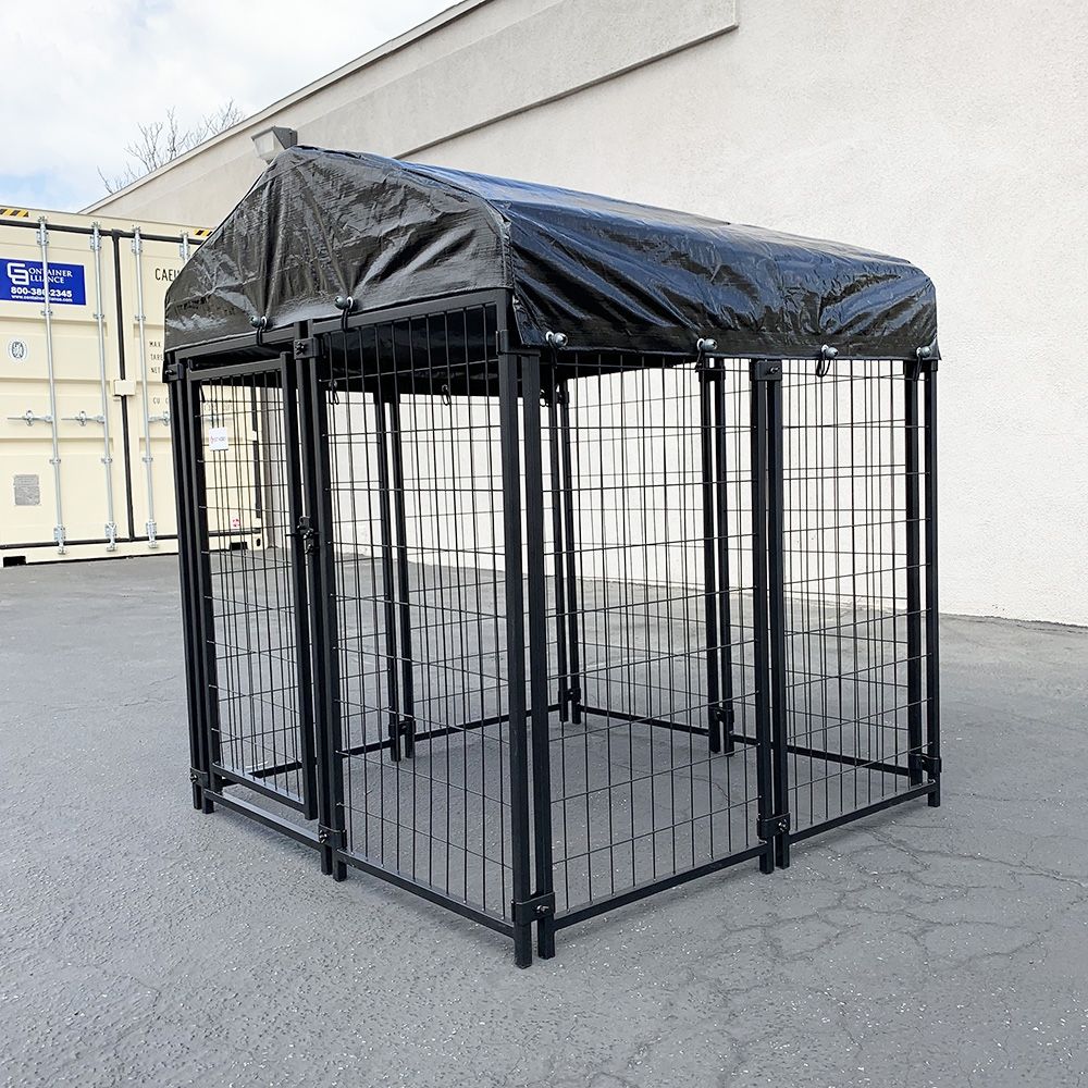 $170 (New) Heavy duty kennel with cover dog cage crate pet playpen (4’l x 4’w x 4.5’h) 