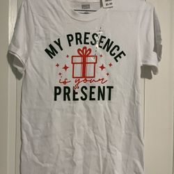 Unisex New My Presence Present T-shirt - Size Small 