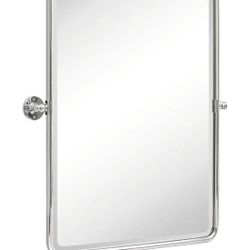 Chrome Pivot Bath Mirror