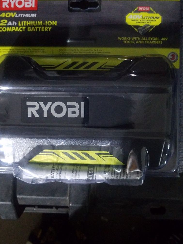 40v Battery Ryobi New