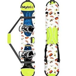 Snowboard Sleeve Cover Case with Shoulder Straps Waterproof Rubber Protection