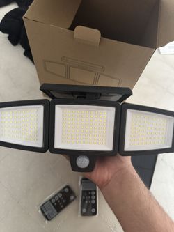 Solar Panel Outside Lights