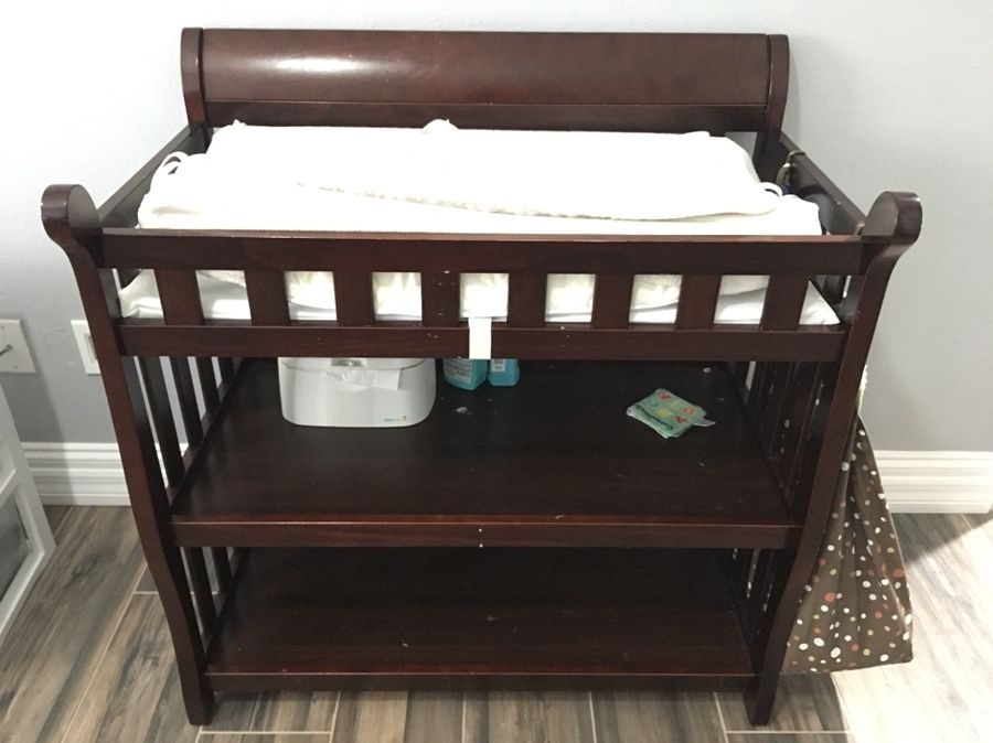 Delta Children Eclipse Dark Brown Espresso Cherry Changing Table from Sears