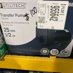 1/2HP Cast Iron Transfer Pump