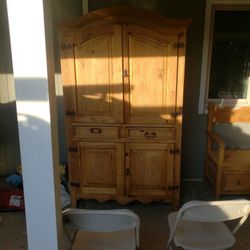 Wood Armoire