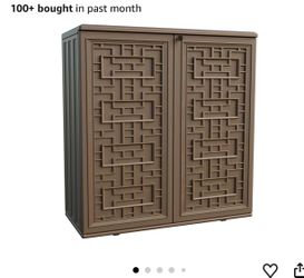 ❤️‍🔥 #C）Mrosaa Indoor Outdoor Storage Cabinets