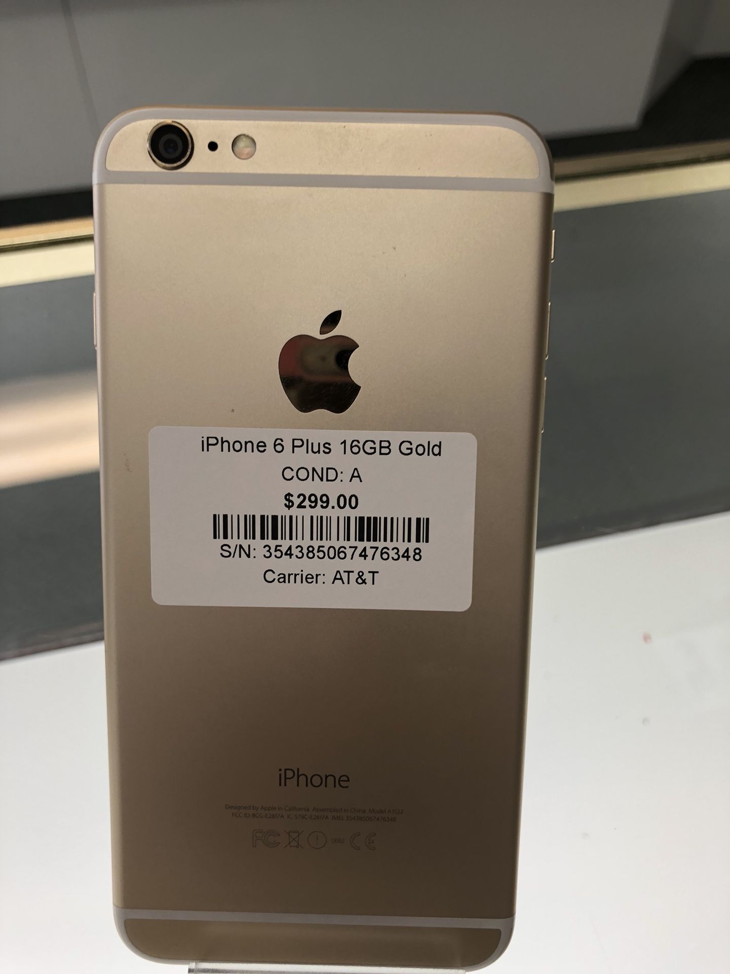 GOLD IPHONE 6 PLUS WITH 16GB! (AT&T,CRICKET,NET10,H2O,STARIGHT