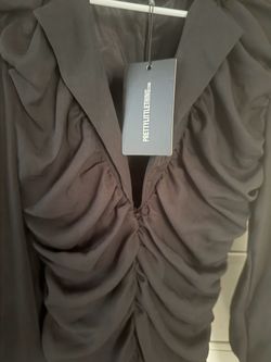 Pretty Little Thing Black Dress New Size 6