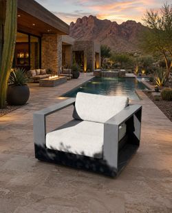 RESTORATION HARDWARE MARBELLA LOUNGE CHAIR