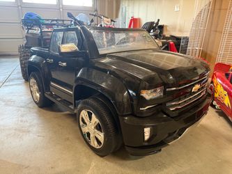 Chevy Silverado ride-on car for kids