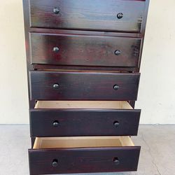 Jumbo 5 Drawer Cherry  Pine Color 