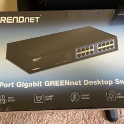 Ethernet/Network Switch, 16 x 10/100/1000 RJ-45 Ports