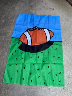 Free 2 large garden football flags