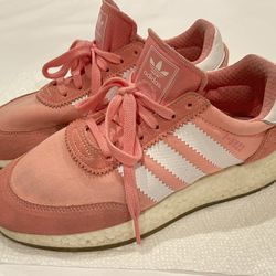 Adidas Super Pop Running Sneaker Shoes Footwear Lace Up Pink B37971 size 7