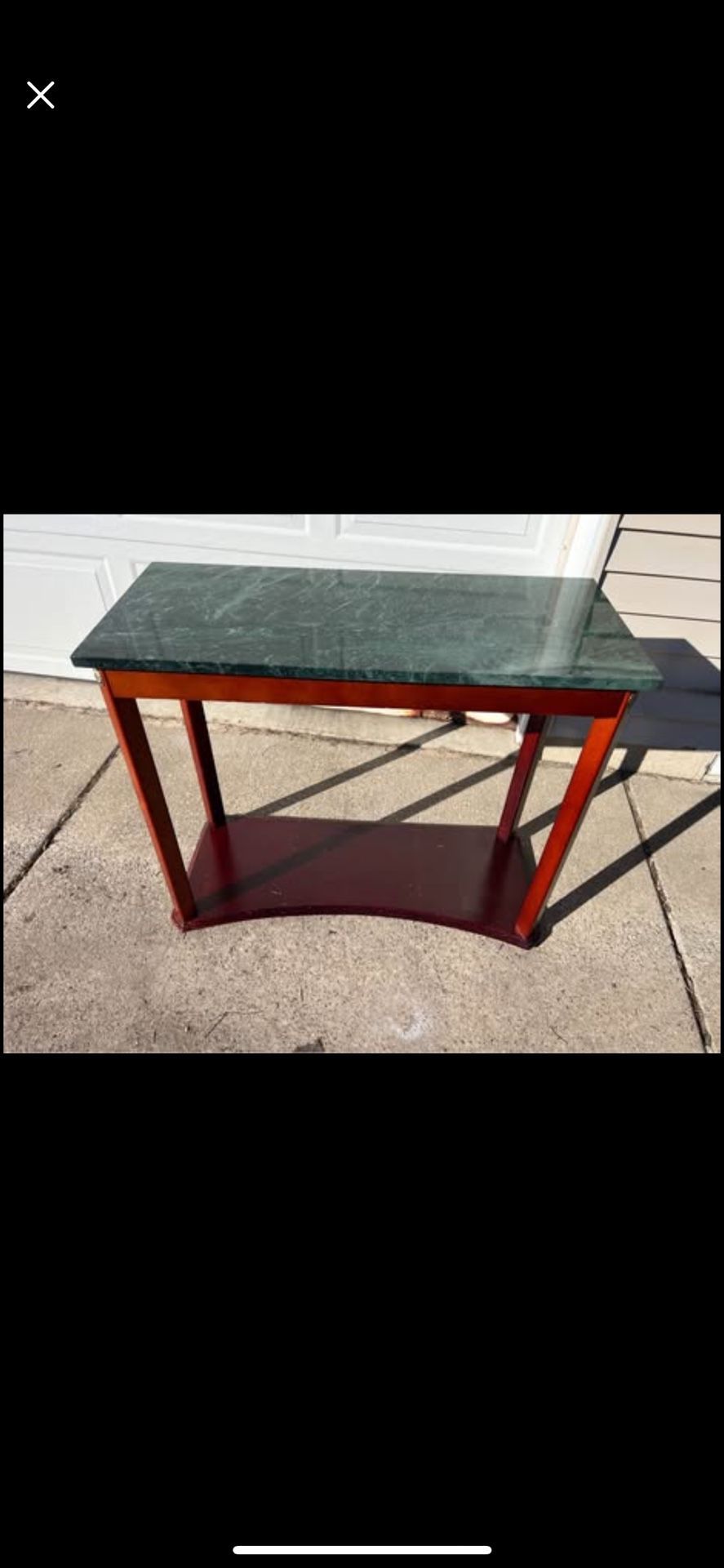 Entering Table Sofa Side With Marble Top