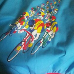 Vintage Just Like New Coca-Cola Bicycle Club Windbreaker