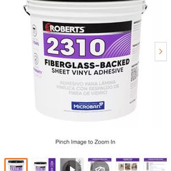 Fiberglass-Backed Sheet Vinyl Adhesive 4 Gallon