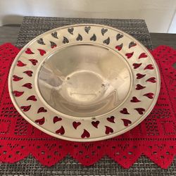 Heart Silver Bowl
